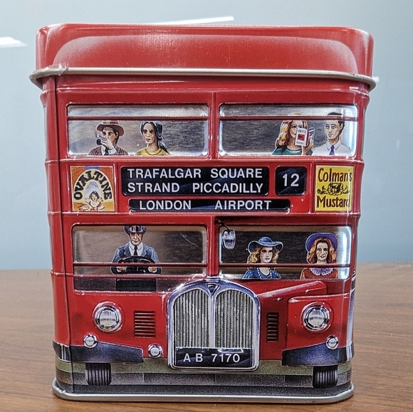 Churchill's Confectionery Of London Double-Decker Bus Bank Tin - Picture 5 of 8